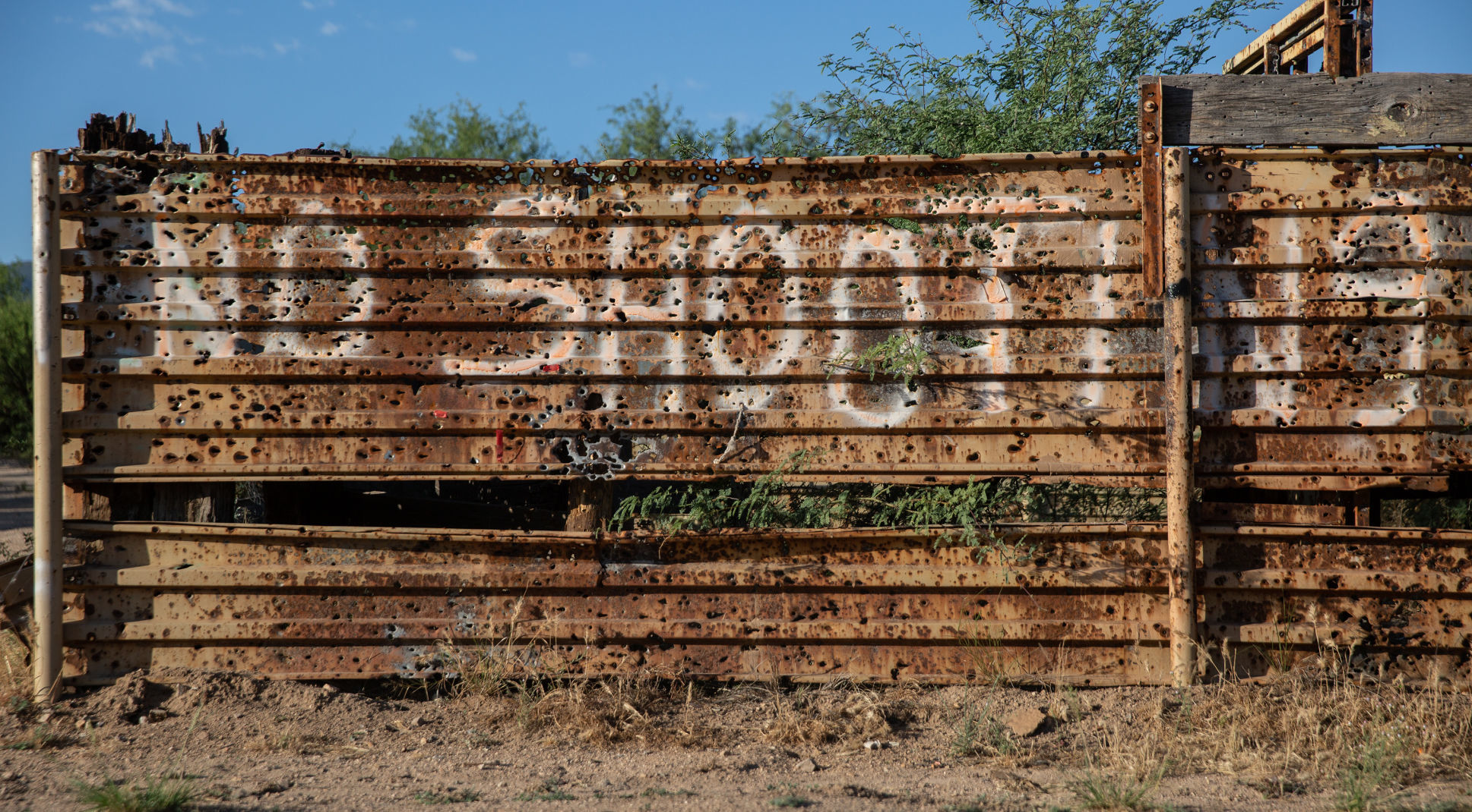 Illegal shooting ranges in Redington Pass